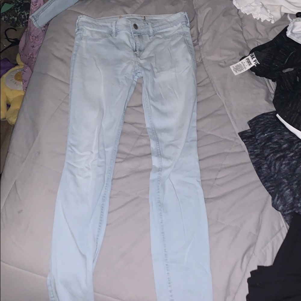light blue jeans